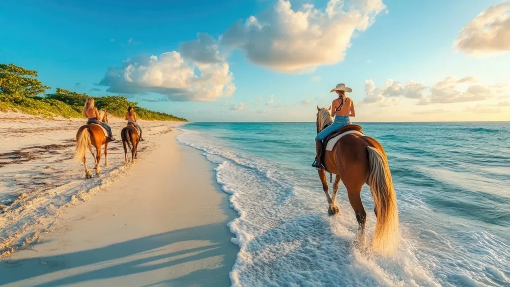 Que faire à Zanzibar : balade à cheval sur la plage et le lagon
