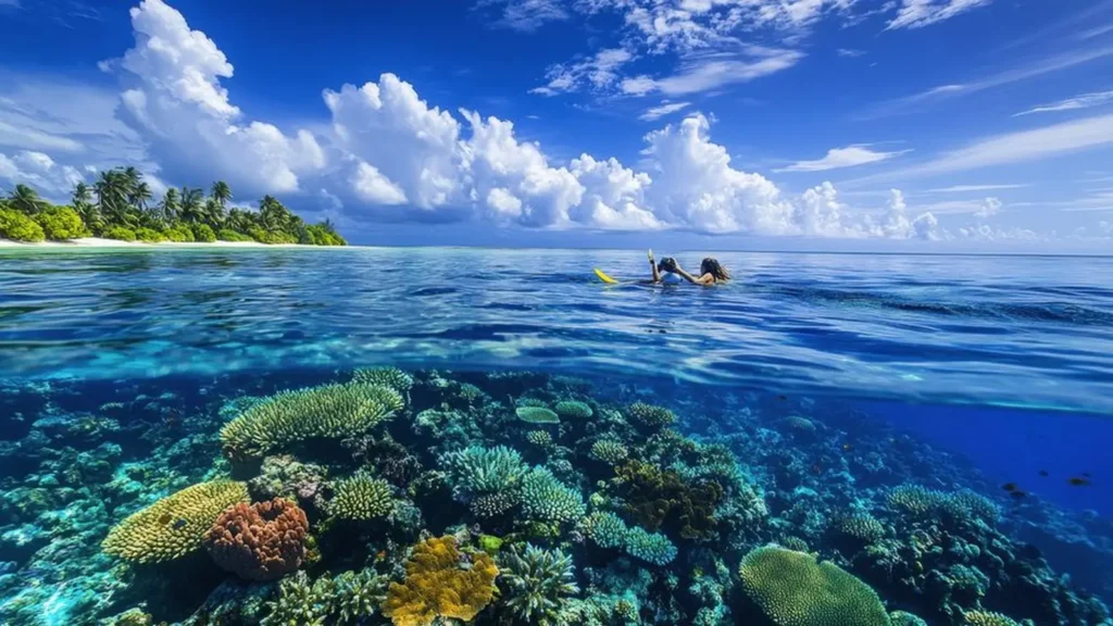 Que faire à Zanzibar : snorkeling dans un lagon turquoise avec récifs coralliens
